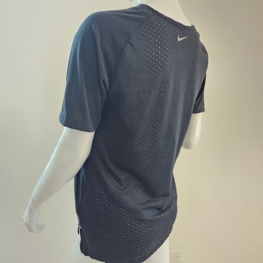 Unisex Nike Dri‑Fit Running Tee Black Women Small Men XSmall - Picture 9 of 16